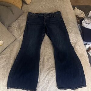 American Eagle Outfitters Dark Blue Flare Jeans